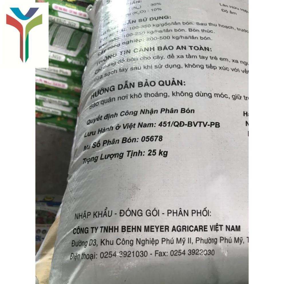 Phân bón siêu tăng trưởng NPK 30-10-10 cho hoa hồng, cây ăn quả & rau màu
