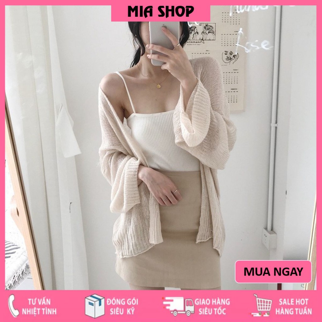 Áo Khoác Cardigan Len Dệt Kim 💝FREESHIP💝Áo Khoác  Len Mỏng Đi Biển, Dự tiệc Sang Chảnh- Hàng Chuẩn 934