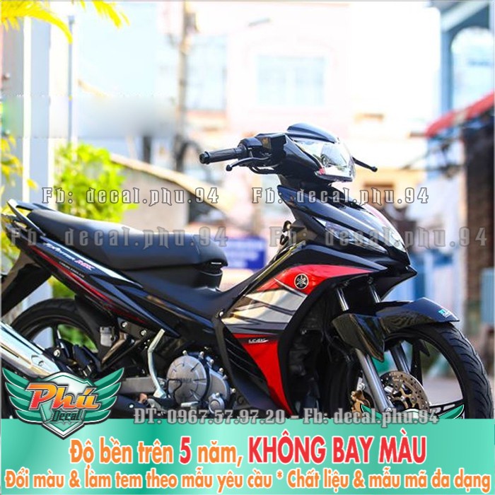 Tem rời EX 201-2014 chế đỏ đen (P) -1