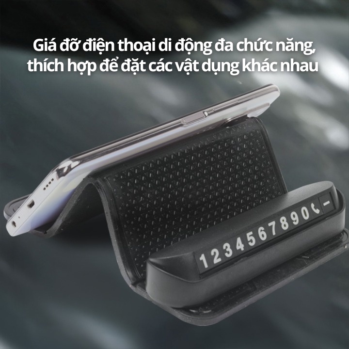 Khung Đệm Chống Trượt Ô Tô Dính 2 Mặt Đa Năng Kiêm Giá Đỡ Điện Thoại Ô Tô Trangdiemxe By-1128 3