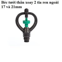 Bộ 10 béc tưới cây dành cho hoa, rau màu...thân xoay 2 tia ngoài trong 17 - 21