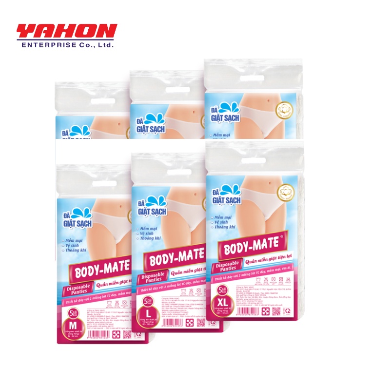 COMBO 6 QUẦN MIỄN GIẶT BODY-MATE NỮ