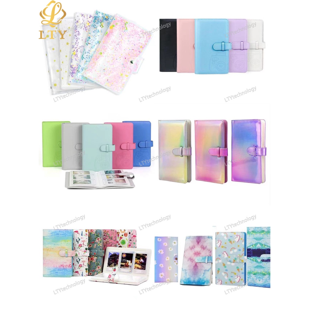 Album Đựng Ảnh Bằng Da 96 Ngăn Cho Fujifilm Instax Mini 7 / 8 / 9 / 11 3 Inches