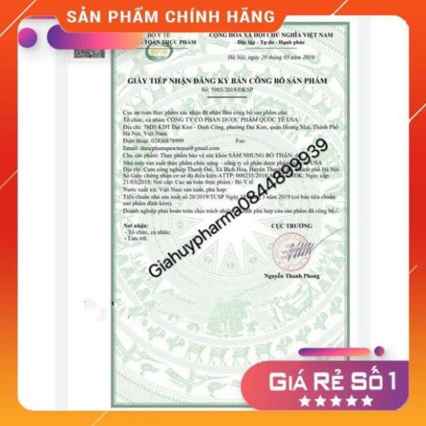 Viên uống sâm nhung bổ thận TW2