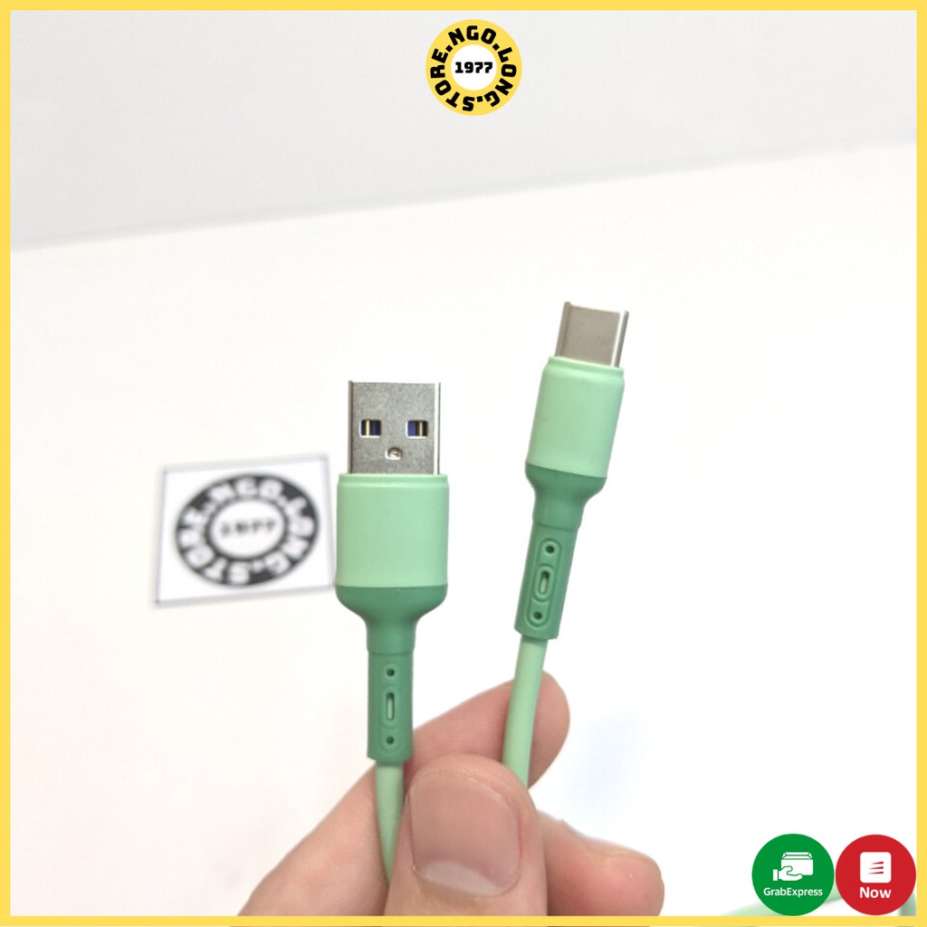 Dây cáp sạc nhanh 3A lightning type c micro usb, truyền dữ liệu