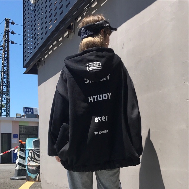 Áo hoodie youth khoá ulzzang 🎀 | BigBuy360 - bigbuy360.vn