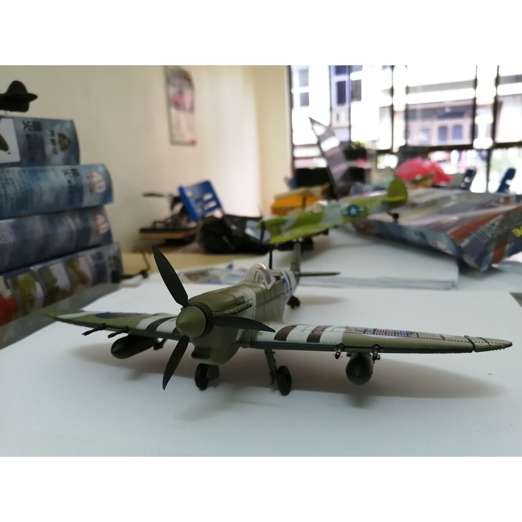 [Mã TOYDEC hoàn 20K xu đơn 50K] Bộ mô hình tự lắp ráp (DIY) - Máy bay Supermarine Spitfire SJ ML214 - Tỷ lệ 1:48