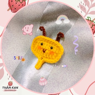 kẹp tóc đom đóm jack97, kẹp tóc đan len handmade