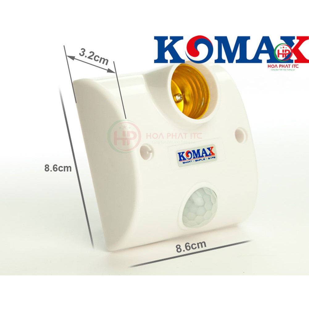 Đui đèn cảm biến chuyển động Komax KM-S15