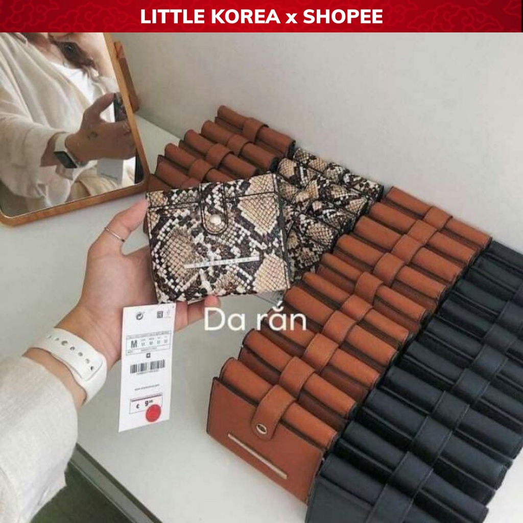 Ví Nữ Cầm Tay Mini Nhiều Ngăn Cao Cấp STRA - LITTLE KOREA