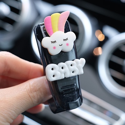 Kẹp Cố Định Mắt Kính Hình Mickey Minnie Bằng ABS Tiện Dụng Cho Xe Hơi