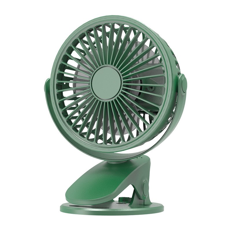 Quạt Tích Điện Kẹp Bàn, Cầm Tay, Xoay 720 Độ Tiện Lợi Dành Cho Gia Đình Mới