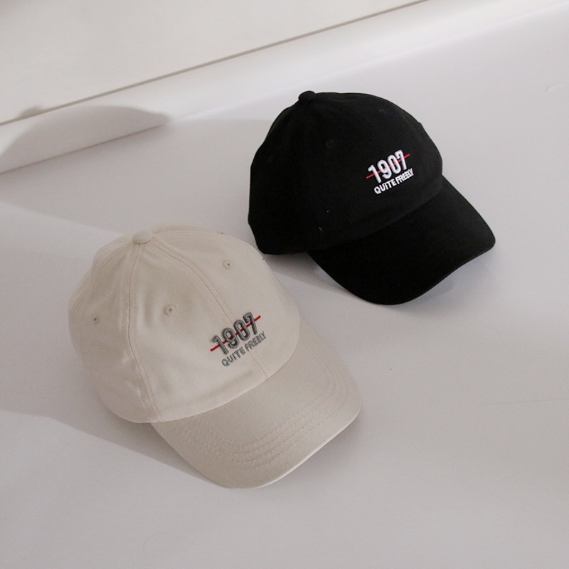 Nón Lưỡi Trai Thời Trang Hàn Quốc Thêu Họa Tiết Đơn Giản Cho Mẹ Và Bé 1907