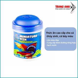 Thức ăn cá thủy sinh Pro's choice Miniature Fish, Thức ăn cao cấp cho cá thủy sinh, cá bảy màu