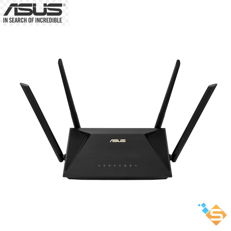 Bộ Phát WiFi Router ASUS RT-AX53U AX1800 WiFi 6 802.11ax Băng Tần Kép AiProtection  - Bảo Hành Chính Hãng 3 Năm