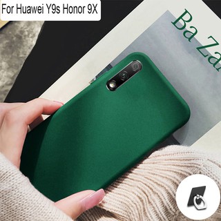 Ốp điện thoại từ silicon mềm mặt nhám cho Huawei Y9s Honor 9X
