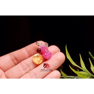 Charm móc tỳ hưu ruby