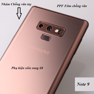 Combo Dán PPF chống vân tay Samsung Note 8/ Note9/Note 10/10 plus/ S10 plus - PK68
