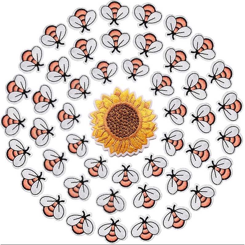 50 MẪU miếng DÁN ỦI quần áo bé GÁI mẫu giáo STICKER THÊU CAO CẤP CÓ SẴN KEO ỦI hình NGỰA PONY HEO PEPPA UNICORN