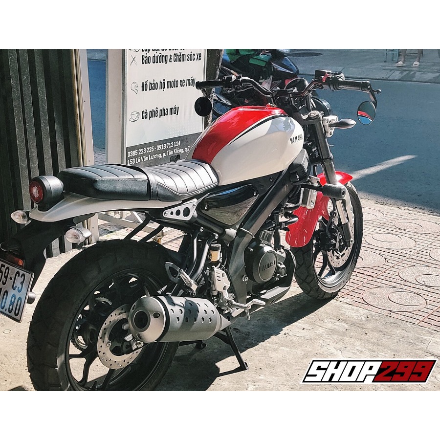 Gương gù tròn nhôm CNC Cho Xe Classic