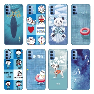 Ốp điện thoại chống va đập nhiều họa tiết cho OPPO A12/A53 2020/ Realme V5/C15/C12/C11