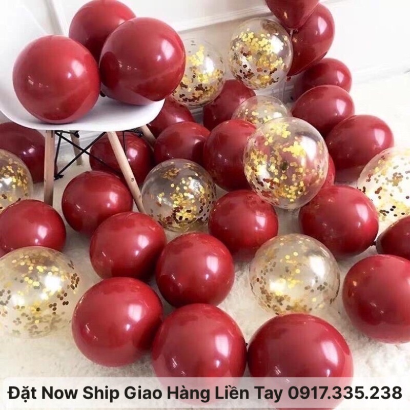 Bóng Mix Kim Tuyến  crom, sequin , trang trí sinh nhật, trang trí phòng cưới 25cm đẹp Lung Linh