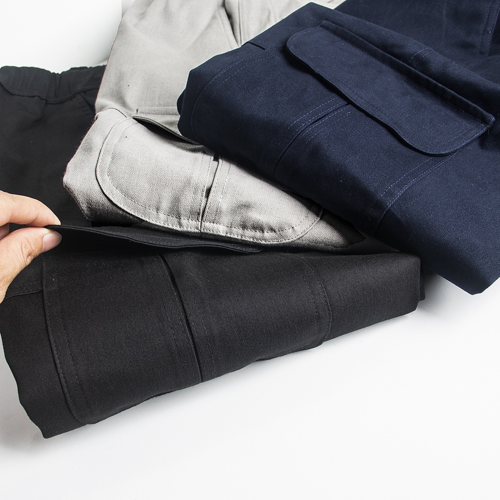 Quần jogger kaki túi hộp Nigo