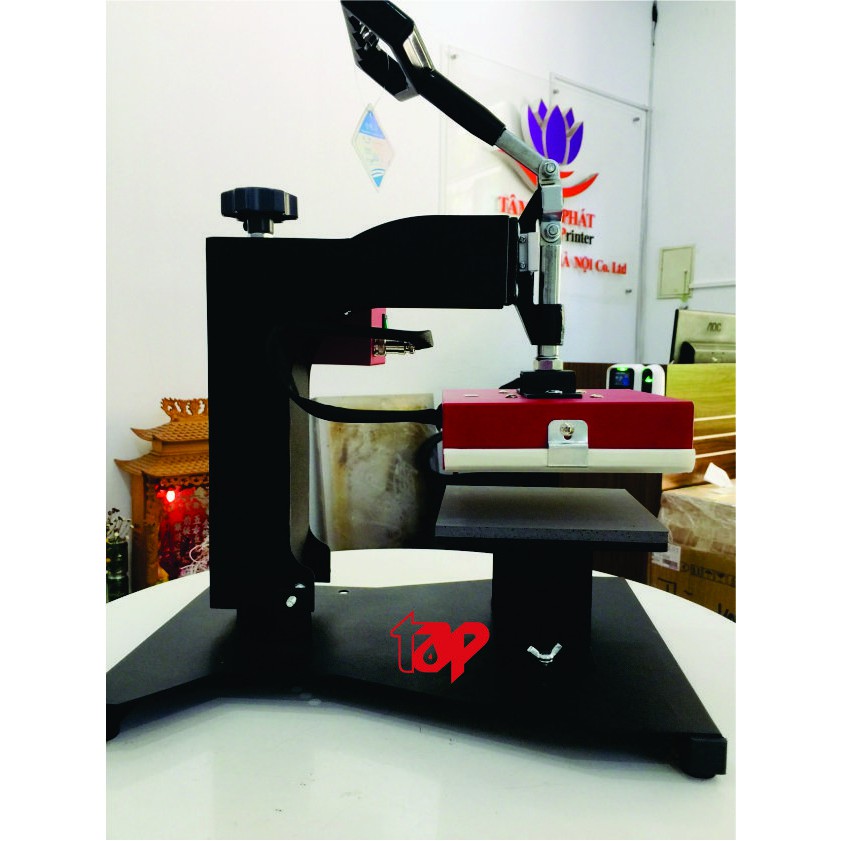 💥 Máy Ép Logo Kích Thước 15x15cm Ép Chuyển Nhiệt Ép Tem Mác Lên Quần Áo 👕