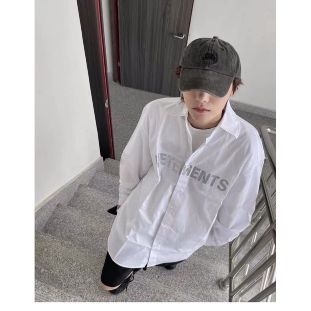 Áo sơ mi Vetements logo shirt cao cấp