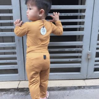 Combo 5 bộ thun lạnh cạp cao cho bé