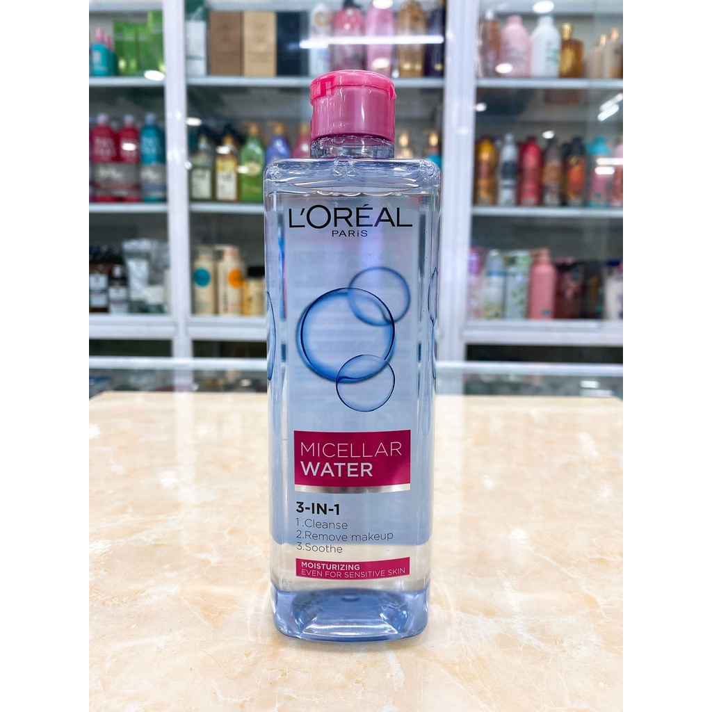 (400ml) Nước Tẩy Trang L'Oreal Paris Micellar Water Chính Hãng Công Ty