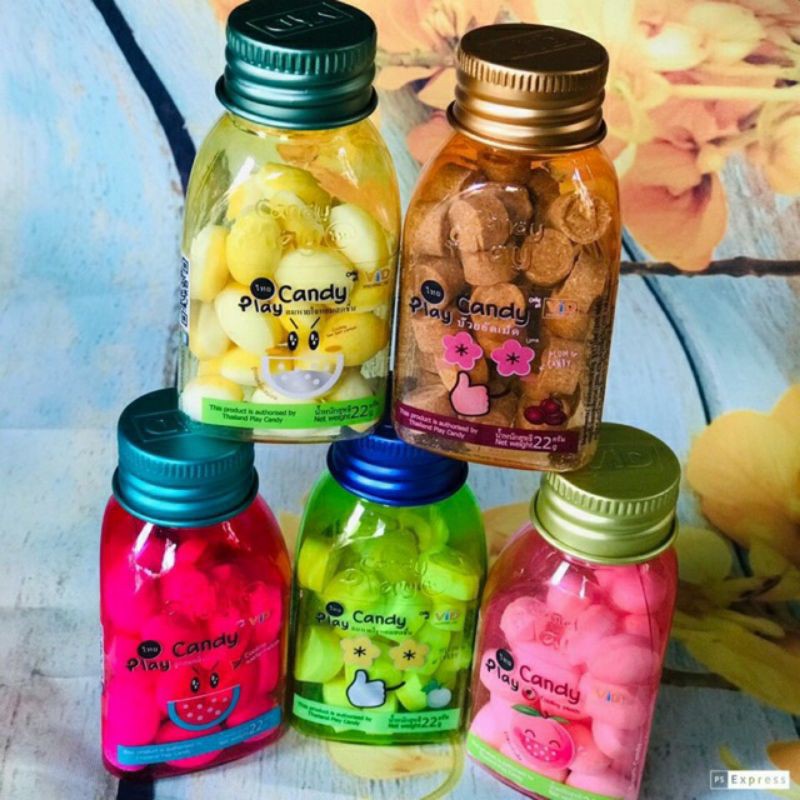 Kẹo Ngậm Play Candy nổi tiếng Thái Lan hũ 22g