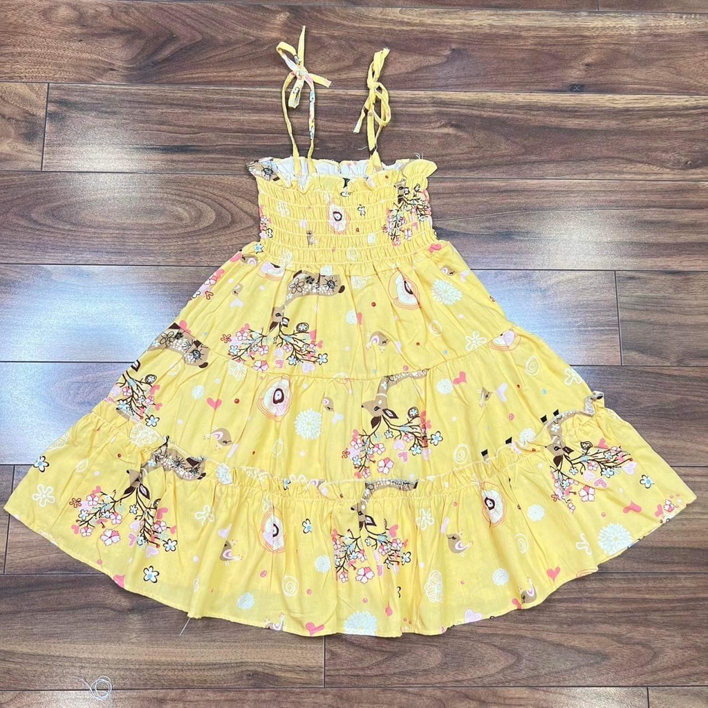 Đầm 2 dây maxi bé gái D220722