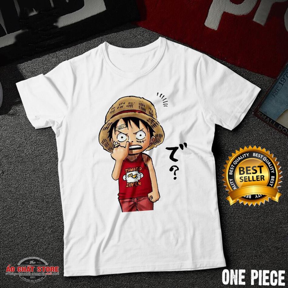 [Mã FASHIONT4MA2 giảm 10K đơn 50K] HOT- Áo Thun One Piece Luffy Chibi Siêu Chất | Áo Phông Đảo Hải Tặc Đẹp