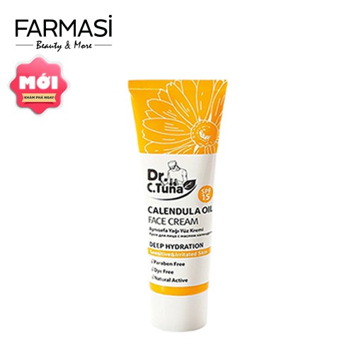 Kem Dưỡng Da Mặt Dưỡng Ẩm & Bảo Vệ Da Chiết Xuất Hoa Cúc Farmasi Calendula Face Cream 50ml (1833CAL04)