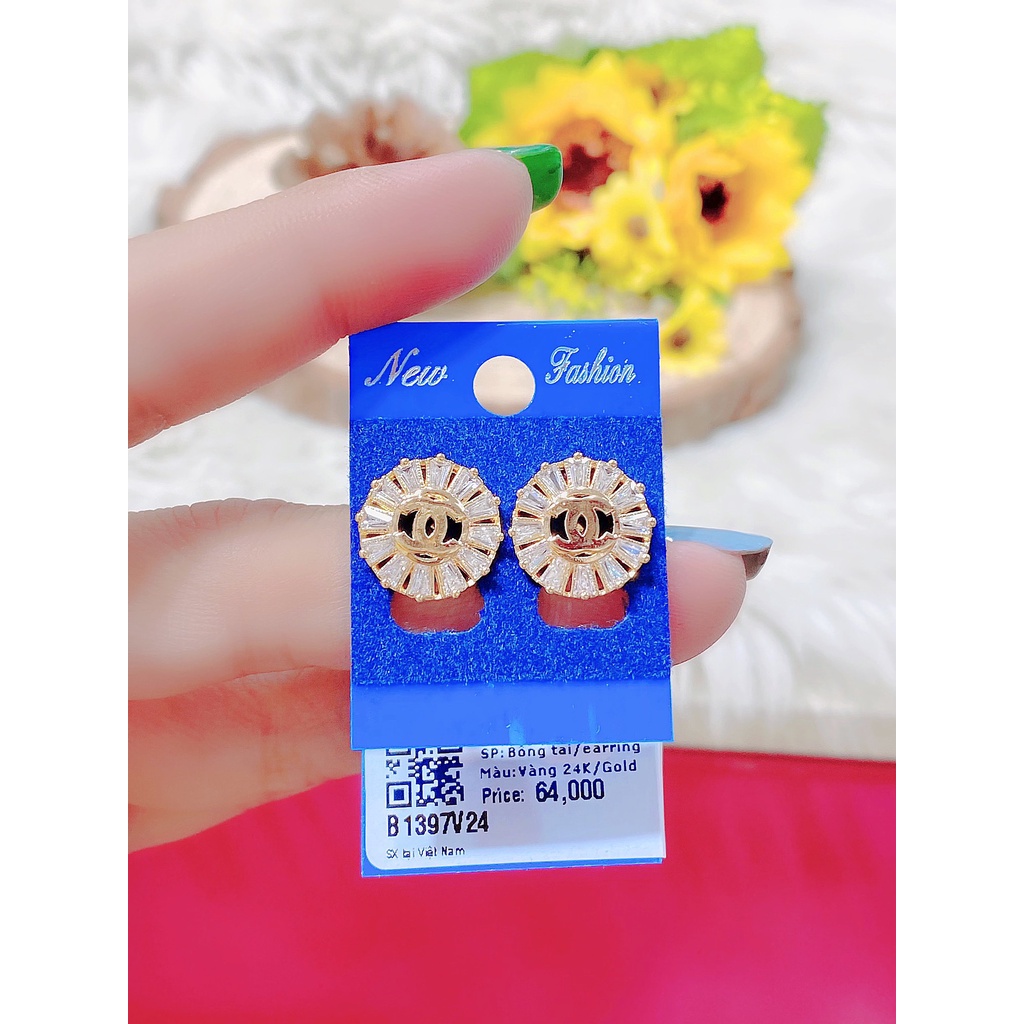 Bông tai nữ thời trang Hàn Quốc cao cấp UHA - [Rẻ Vô Địch] B1396