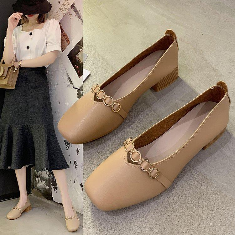 Fashion shoes fashion net red versatile girl's low heel work shoes shoes women's shoes