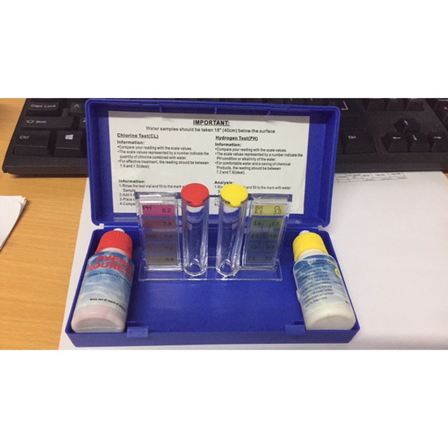 Bộ thử nước, test PH và clo