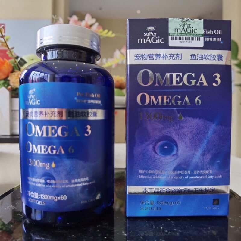 Dầu Cá hồi OMEGA3-6 dành cho mèo