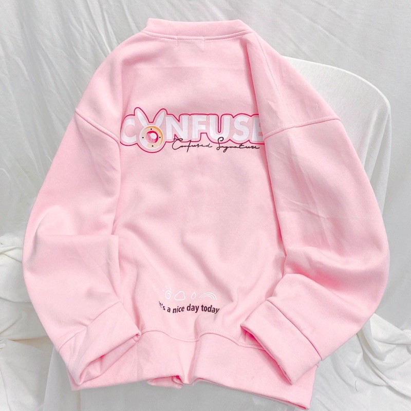 Áo khoác nỉ lót bông Confuse unisex | BigBuy360 - bigbuy360.vn