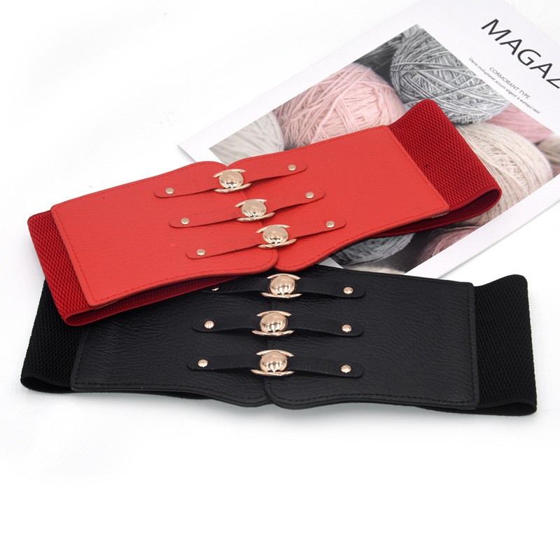 Đai váy da bản siêu to 10,5cm THÍT 3 CÚC