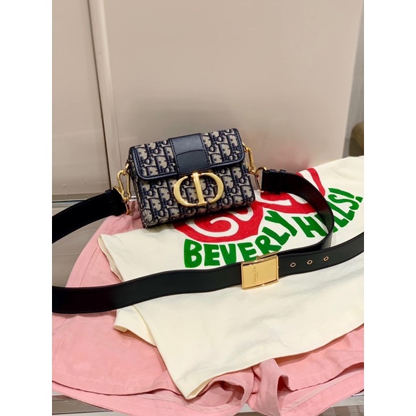 Túi Xách Hoa Xanh Thổ Cẩm Dây Bản To Sz18cm