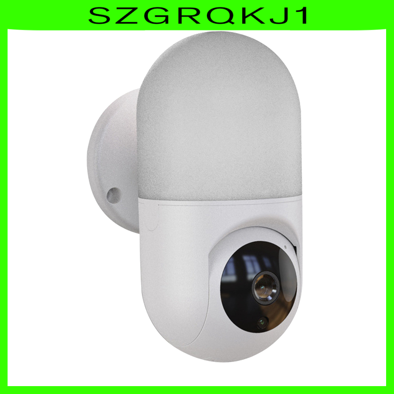 Ready Stock Camera Wall Lamp IP Wireless 360 Degree Night Vision Auto Tracking US