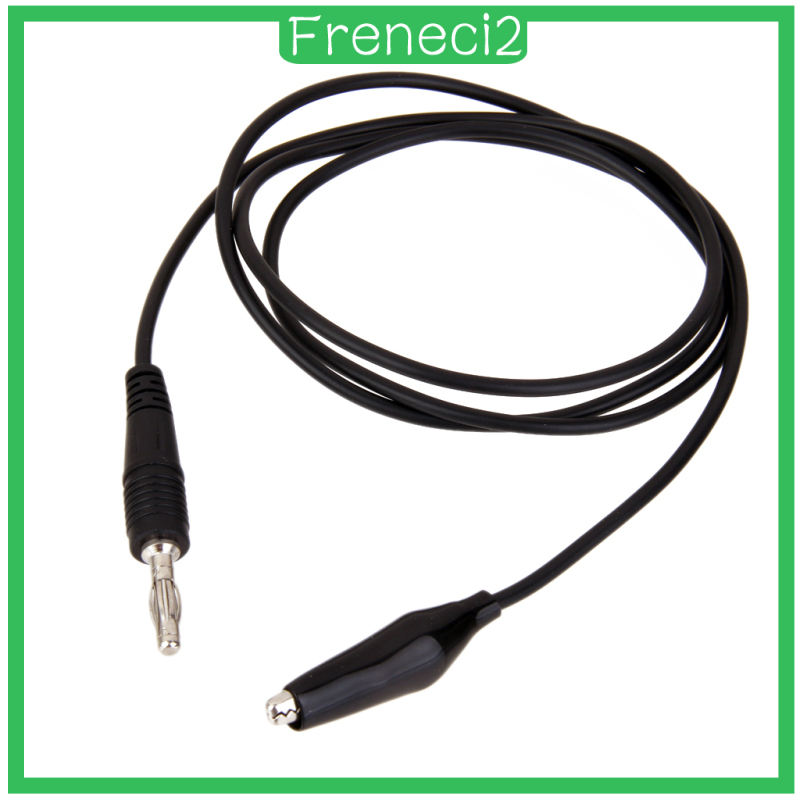 [FRENECI2]Alligator Probe Test Leads Clip to Banana Plug Cable for Digital Multimeter