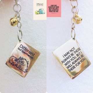 Móc khóa hình chữ nhật khắc theo yêu cầu
