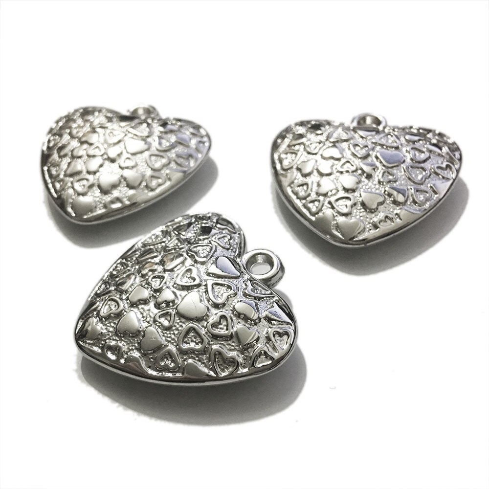 Bộ 5 Móc Khóa Mạ Acrylic 25mm 30mm Tự Làm Mặt Dây Chuyền / Móc Khóa Hình Trái Tim