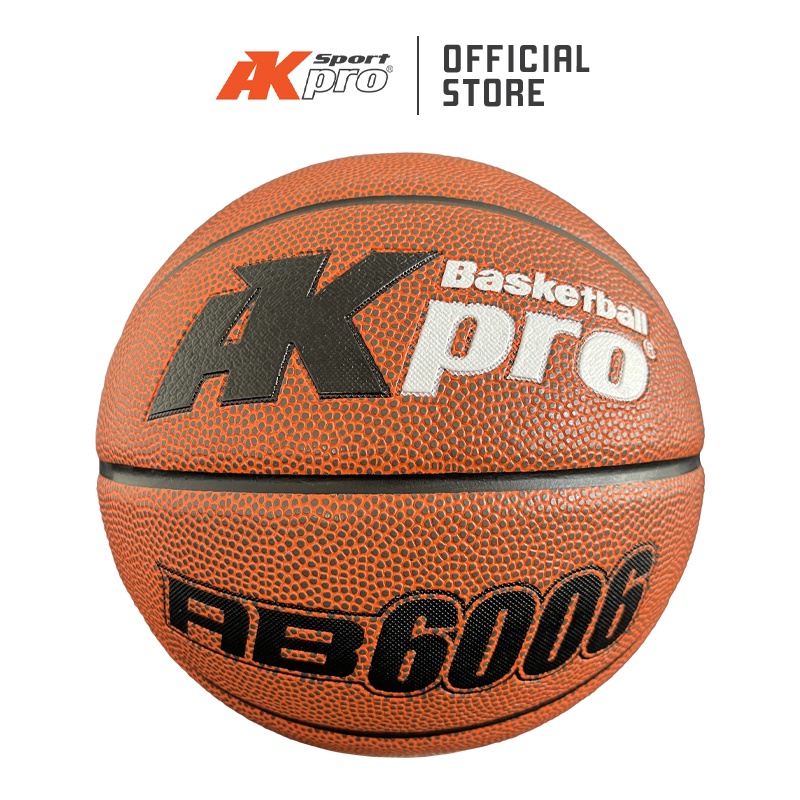 Bóng rổ Da AKpro AB6006 số 5, 6, 7 - Tặng kim bơm - Chính hãng