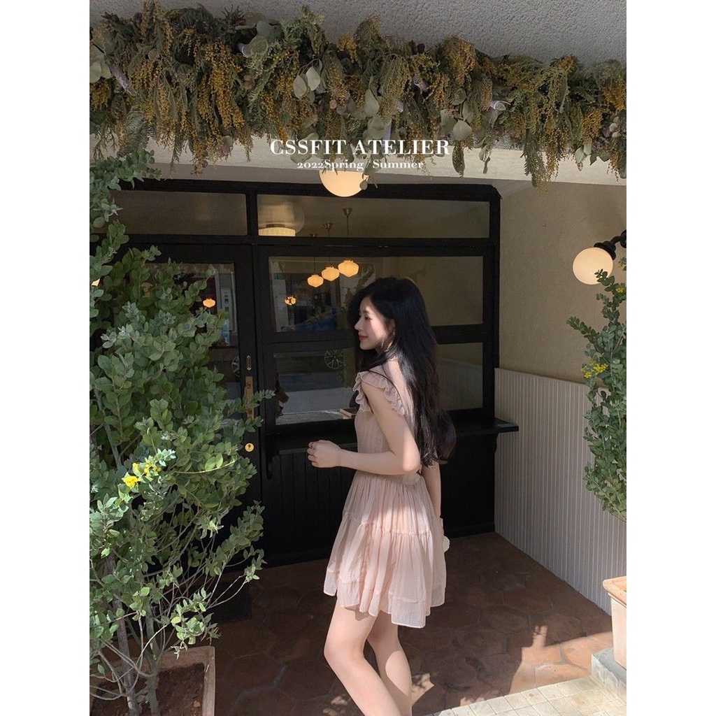 Đầm Ren Hồng Thiết Kế Cổ Tích Phong Cách Mới 2022 Dành Cho Bé Gái