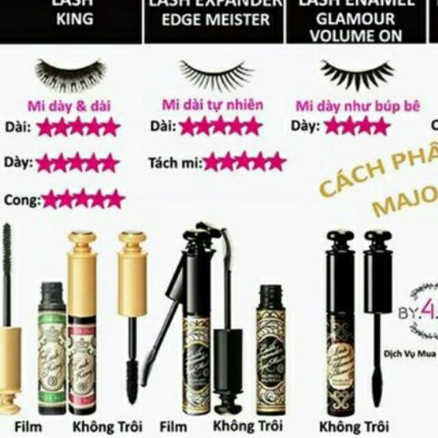 MASCARA THẦN THÁNH MAJOLICA MAJORCA SHISEIDO NHẬT BẢN _ SUIKA SHOP