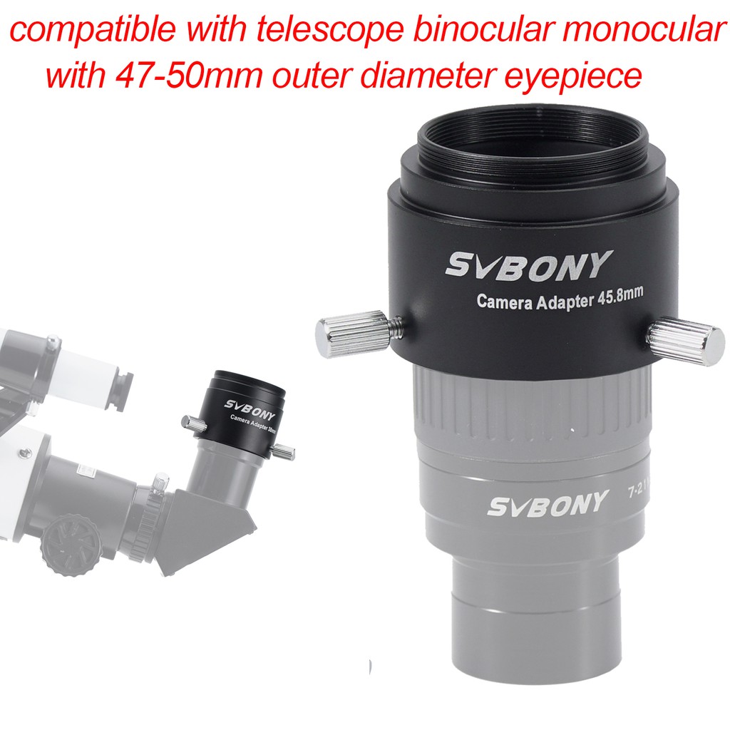 Ngàm gắn SVBONY SV186 T2 Max đường kính ngoài 50mm cho kính thiên văn SV410 máy ảnh Canon/Nikon